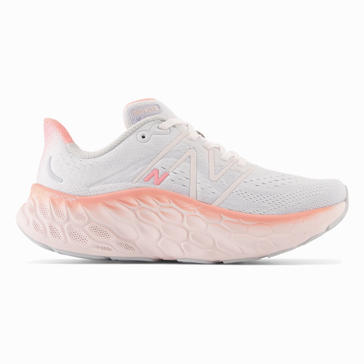 All-purpose New Balance Fresh Foam X More V4 - Quartz Grey - Washed Pink - Grapefruit Coveted