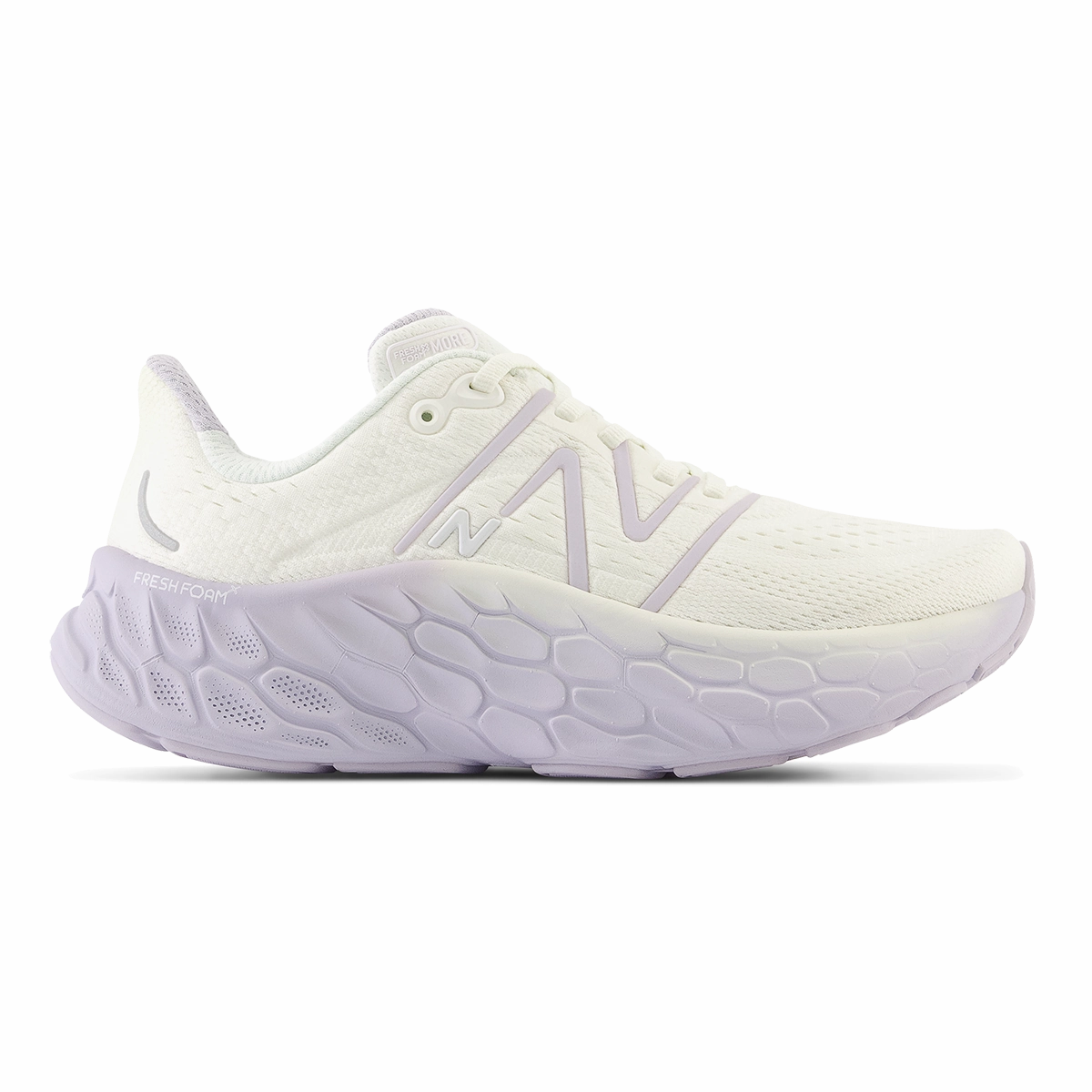 New Balance Fresh Foam X More V4 - Sea Salt - Grey Violet Protected Convenient