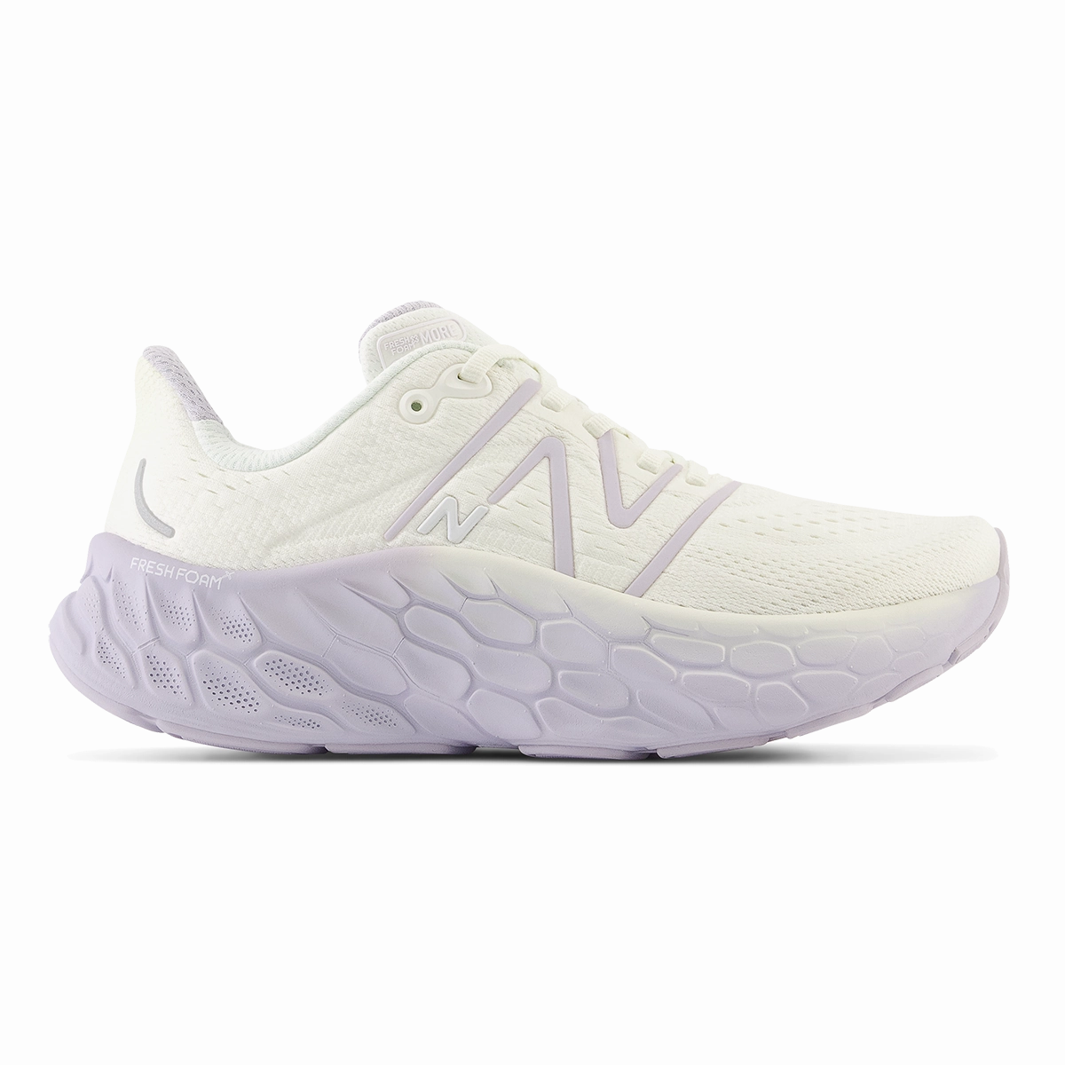 New Balance Fresh Foam X More V4 - Sea Salt - Grey Violet Intense Wide-ranging