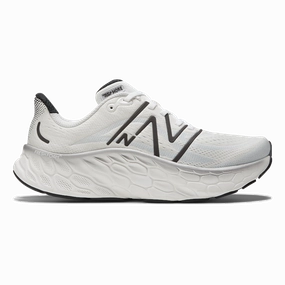New Balance Fresh Foam X More V4 - White - Black Metallic - Black Unchanging Principal