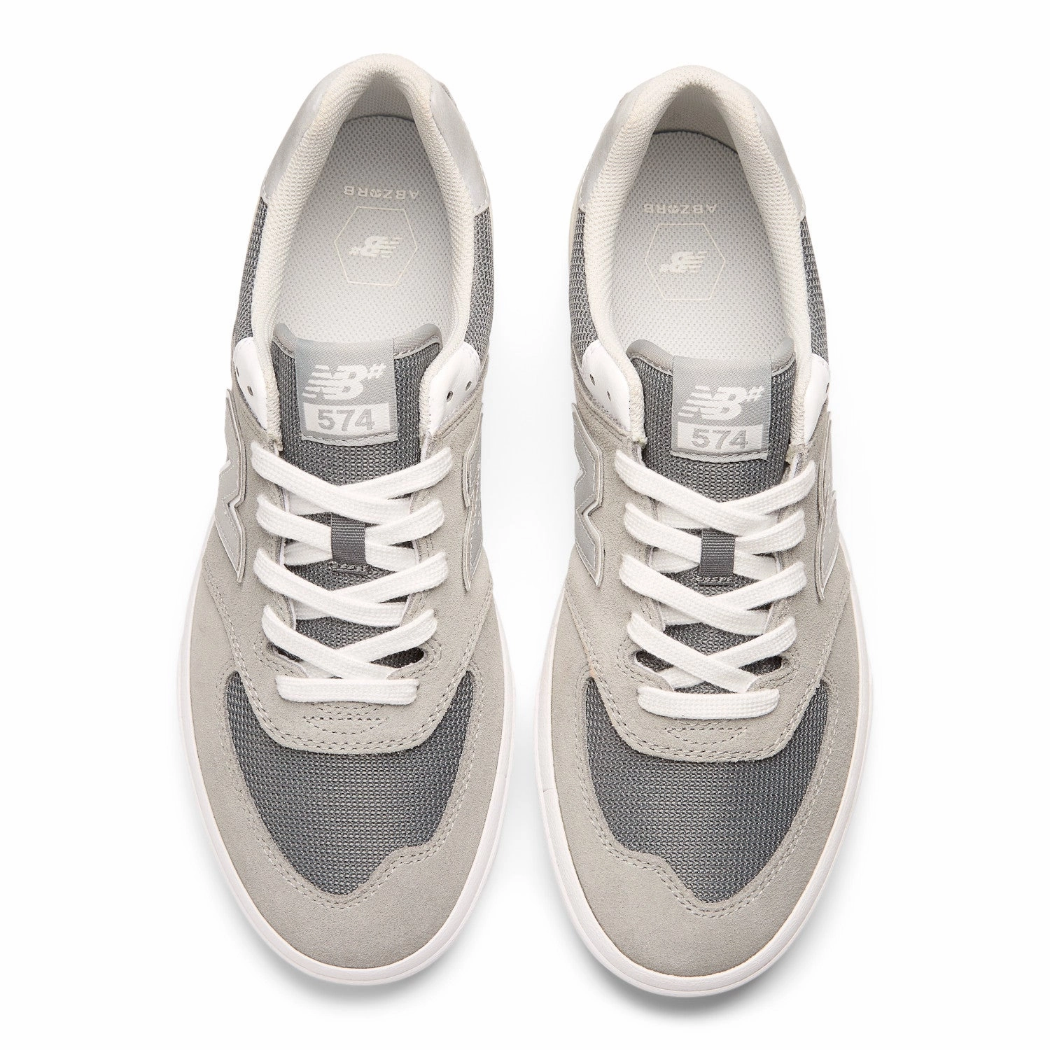New Balance Numeric 574 Vulc - Grey / White