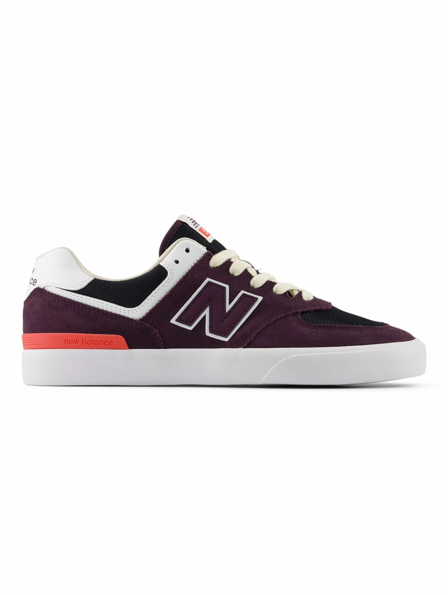 New Balance Numeric 574 Vulc - Plum / Black
