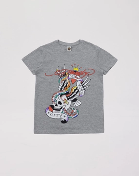 New fashion arrivals Ed Hardy New York City Tee Grade-School Luxury fashion items
