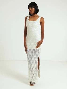 New fashion arrivals Square Neck Liza Dress - White Fashion catalog