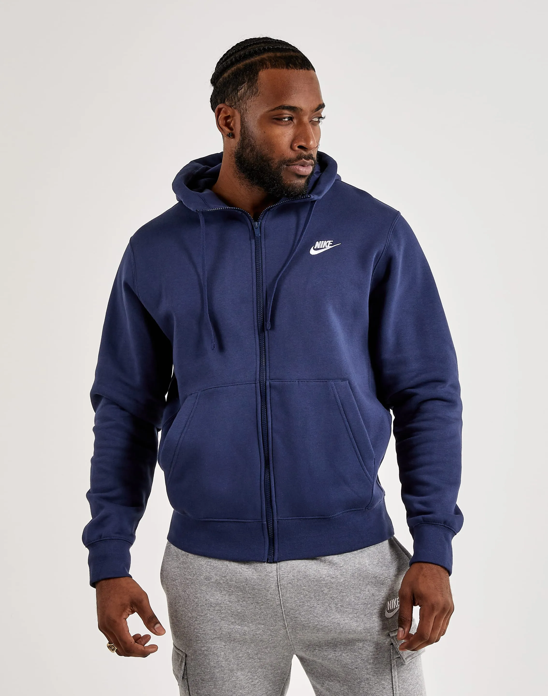 Nike Club Fleece Full-Zip Hoodie Nylon - included fashion Fashion swaps