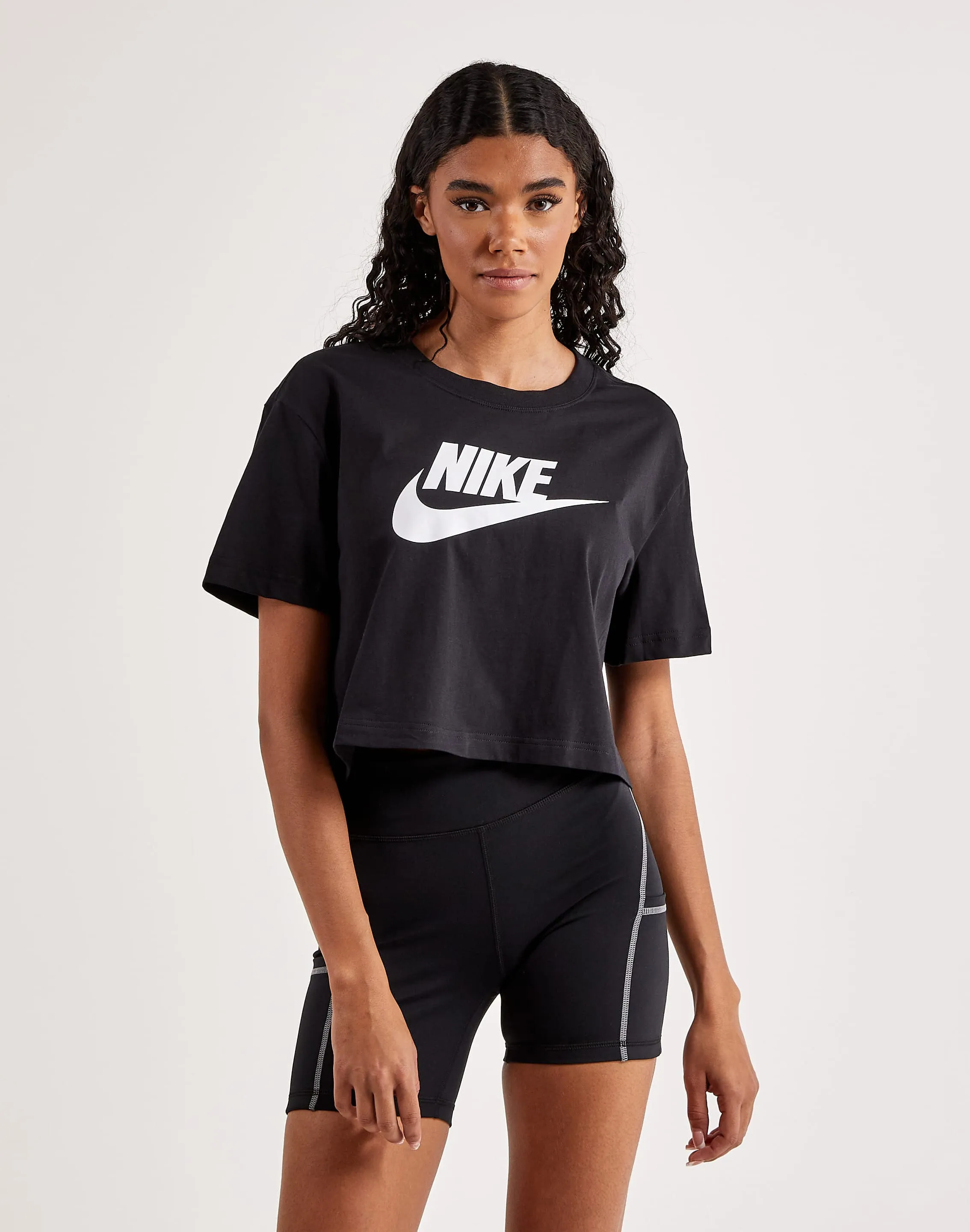 Nike Essential Cropped Logo Tee Apparel finds Fashion technology