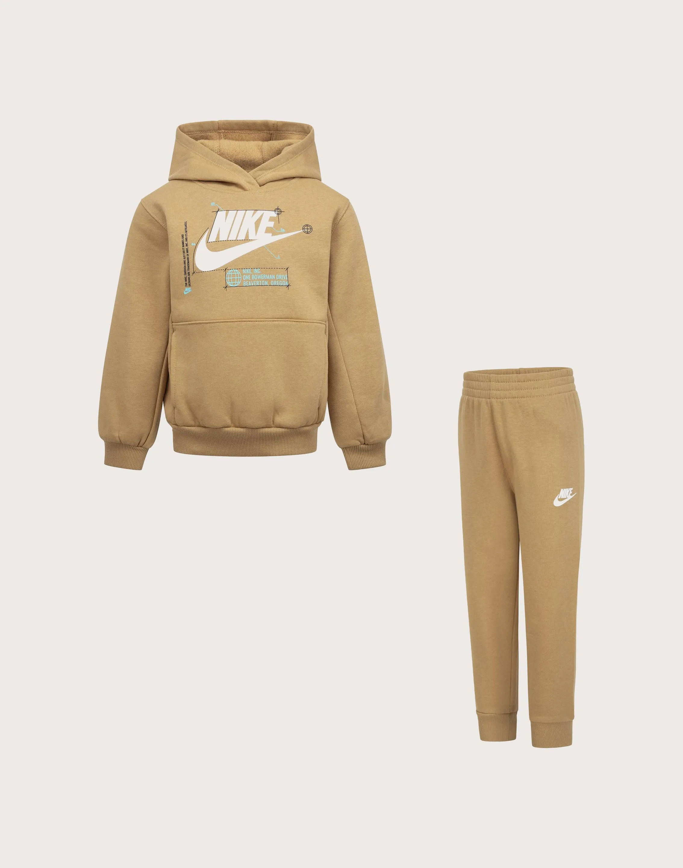 Activewear gear Nike Futura Fleece Set Pre-School Hip - hop fashion