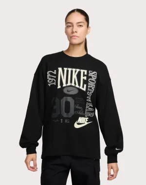 Nike Sportswear Street Fleece Crewneck Sweatshirt Fashion storage (wardrobes, hangers, etc.) Hip - hop fashion