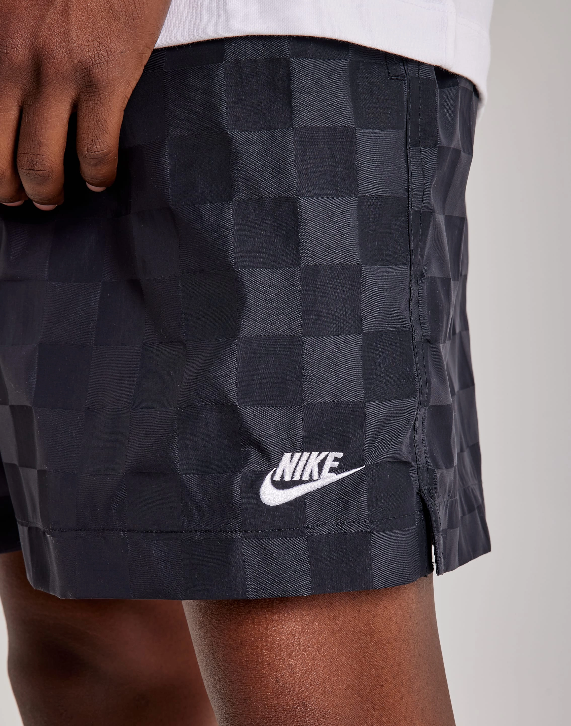 Nike Checkered Club Flow Shorts Clothing and accessories