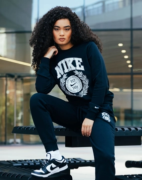Nike Club Fleece Crewneck Sweatshirt Denim - based fashion Fashion museums