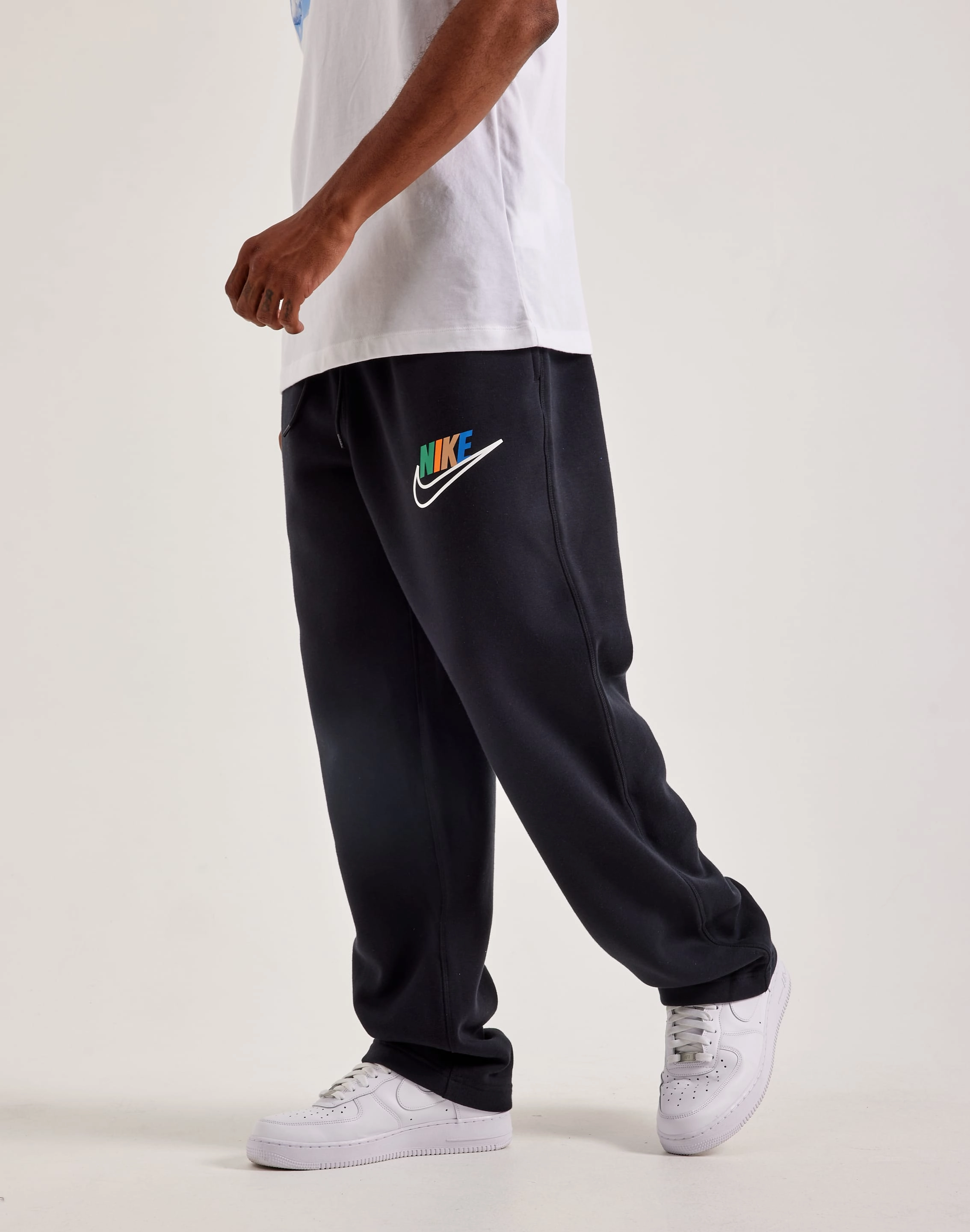Nike Club Fleece Open-Hem Pants Vintage - inspired fashion