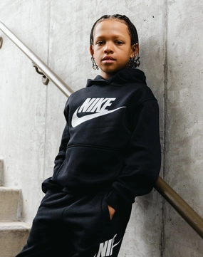 Nike Club Fleece Pullover Hoodie Grade-School Wardrobe staples Fashion archives