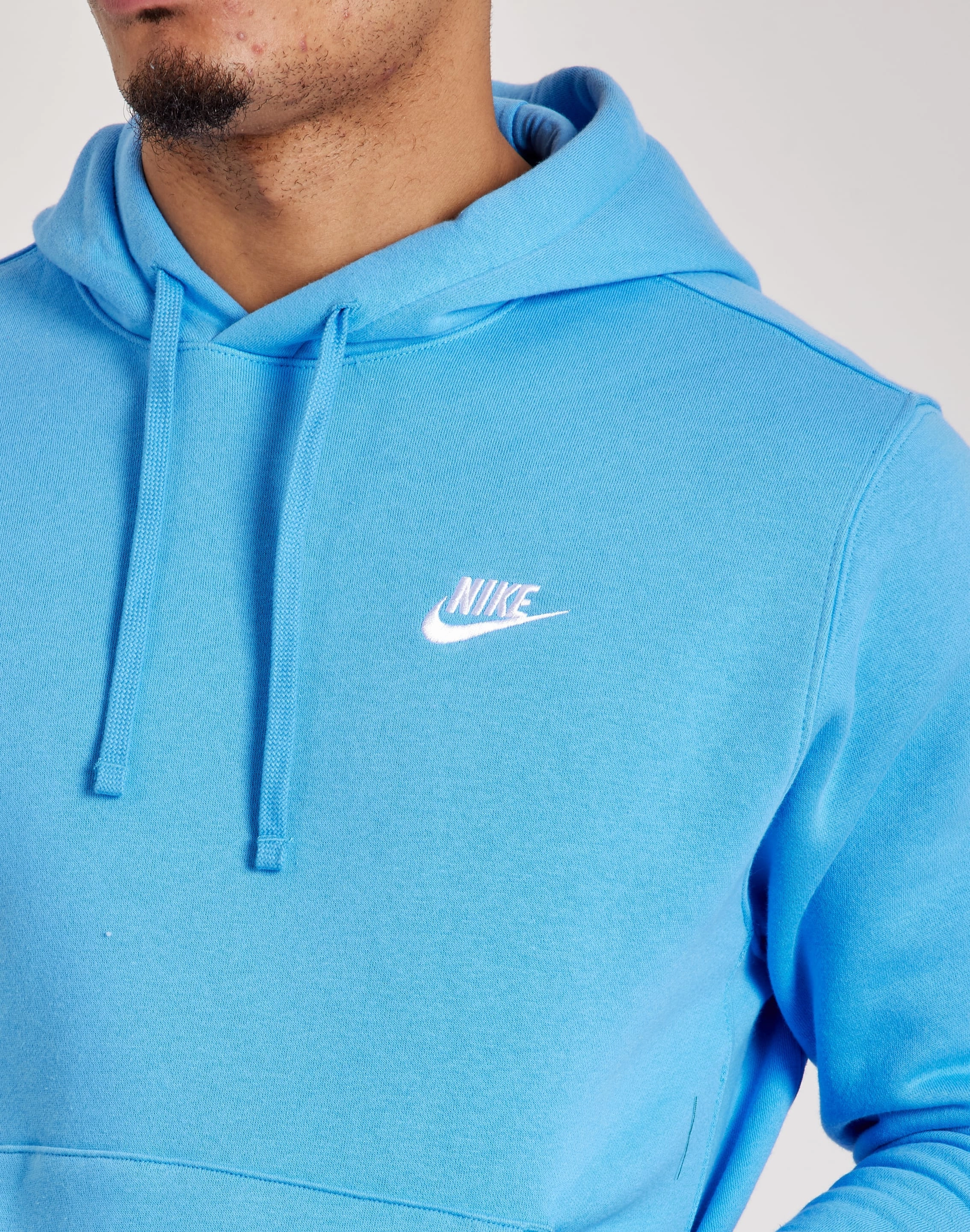 Nike Club Fleece Pullover Hoodie Lace - detailed fashion