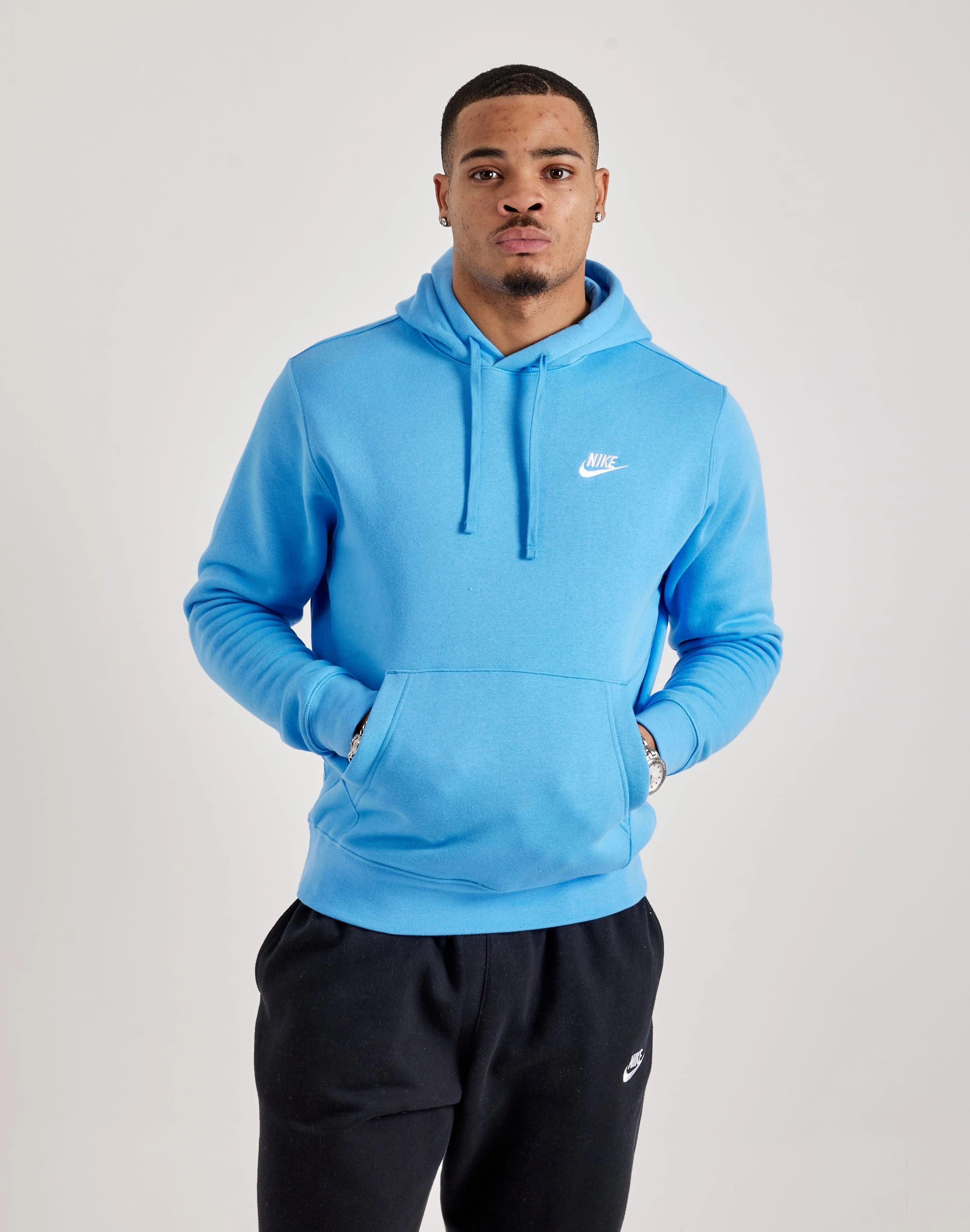 Nike Club Fleece Pullover Hoodie Lace - detailed fashion Fashion lookbook