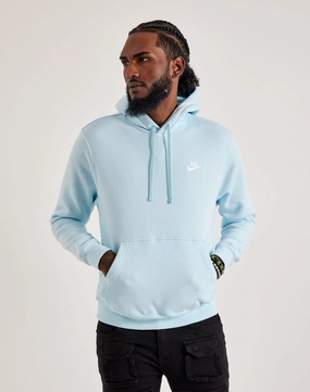 Nike Club Fleece Pullover Hoodie Spandex - incorporated fashion Leather - material fashion