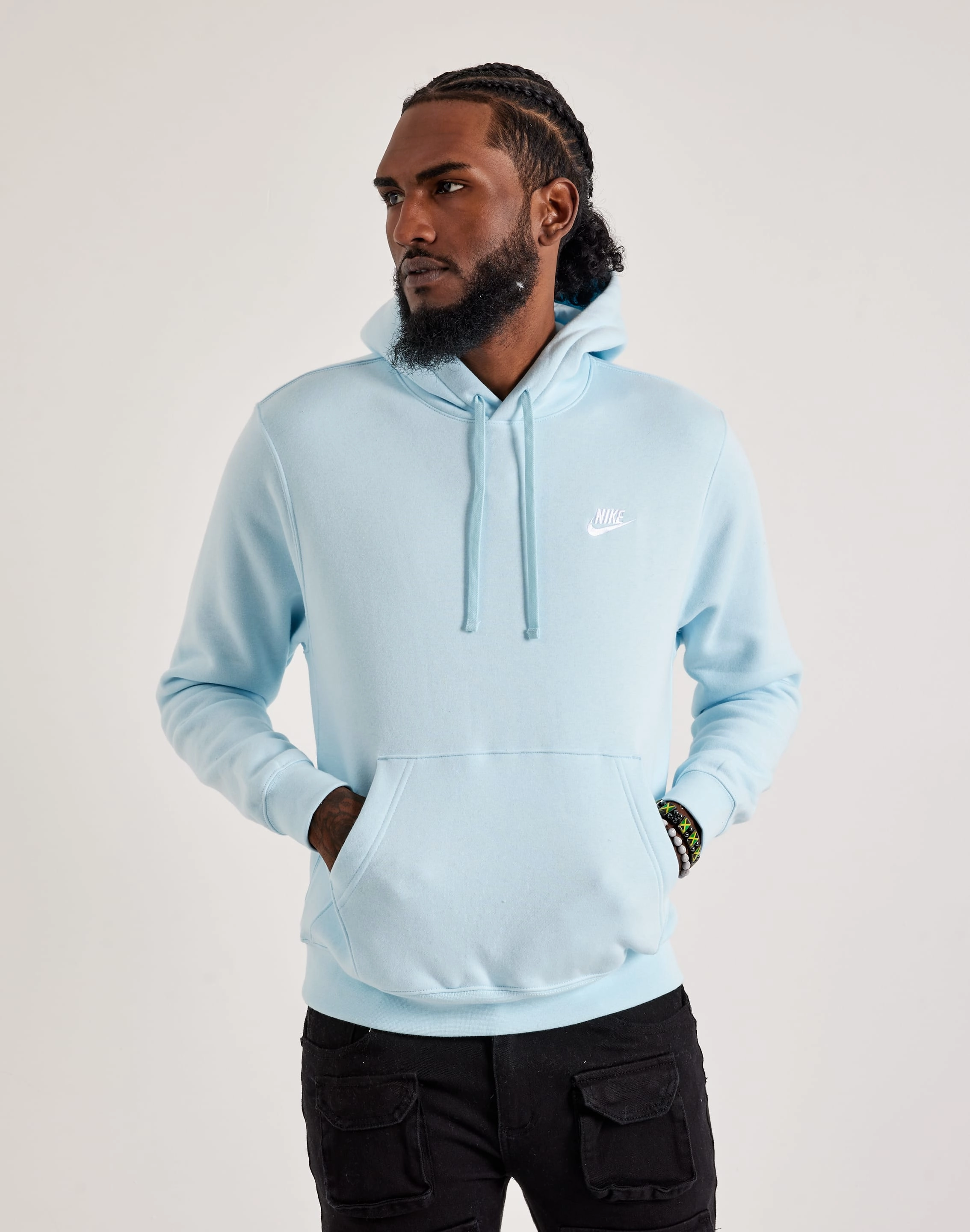 Nike Club Fleece Pullover Hoodie Cotton - made fashion High - end fashion