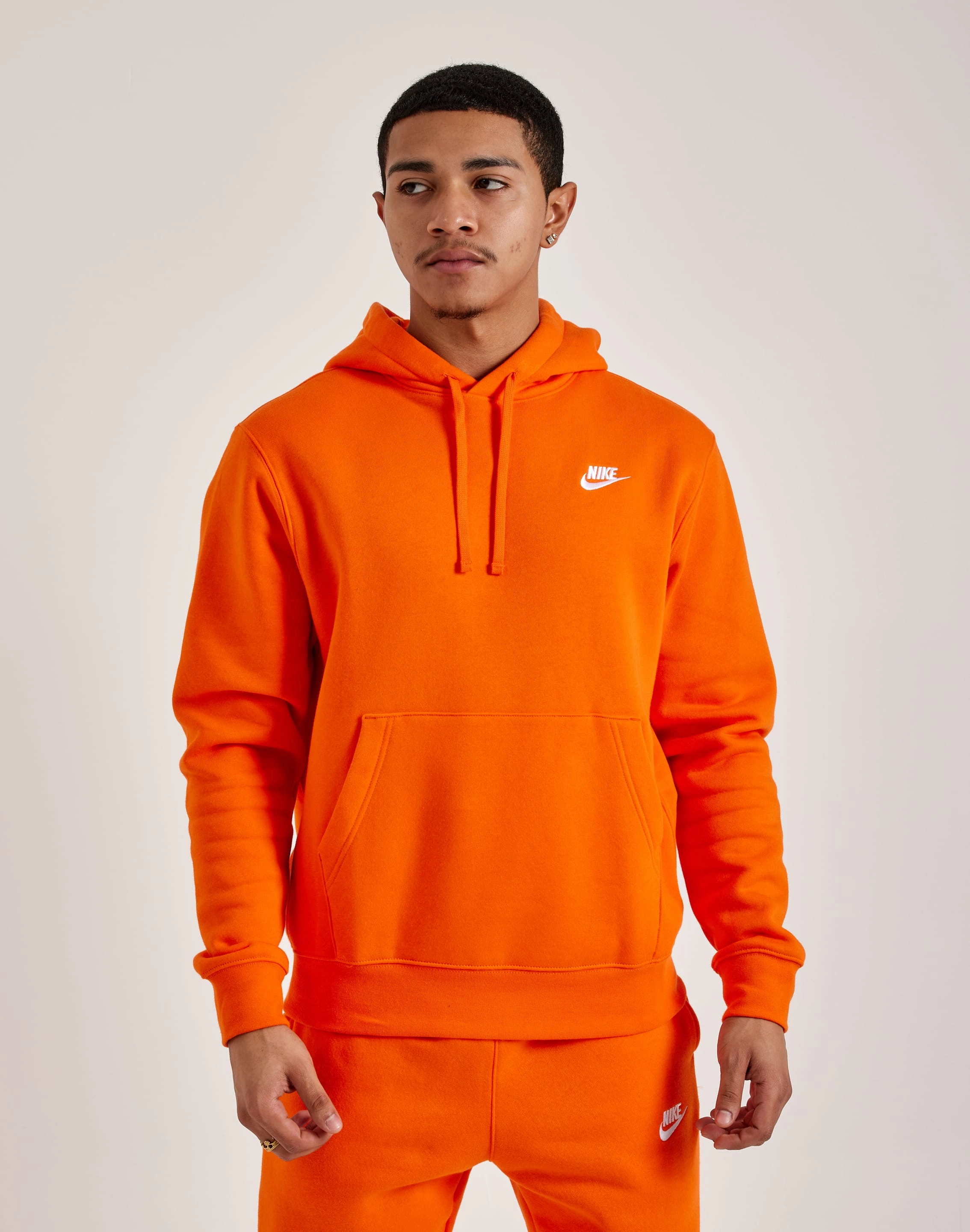 Nike Club Fleece Pullover Hoodie Vintage - inspired fashion Leather - material fashion