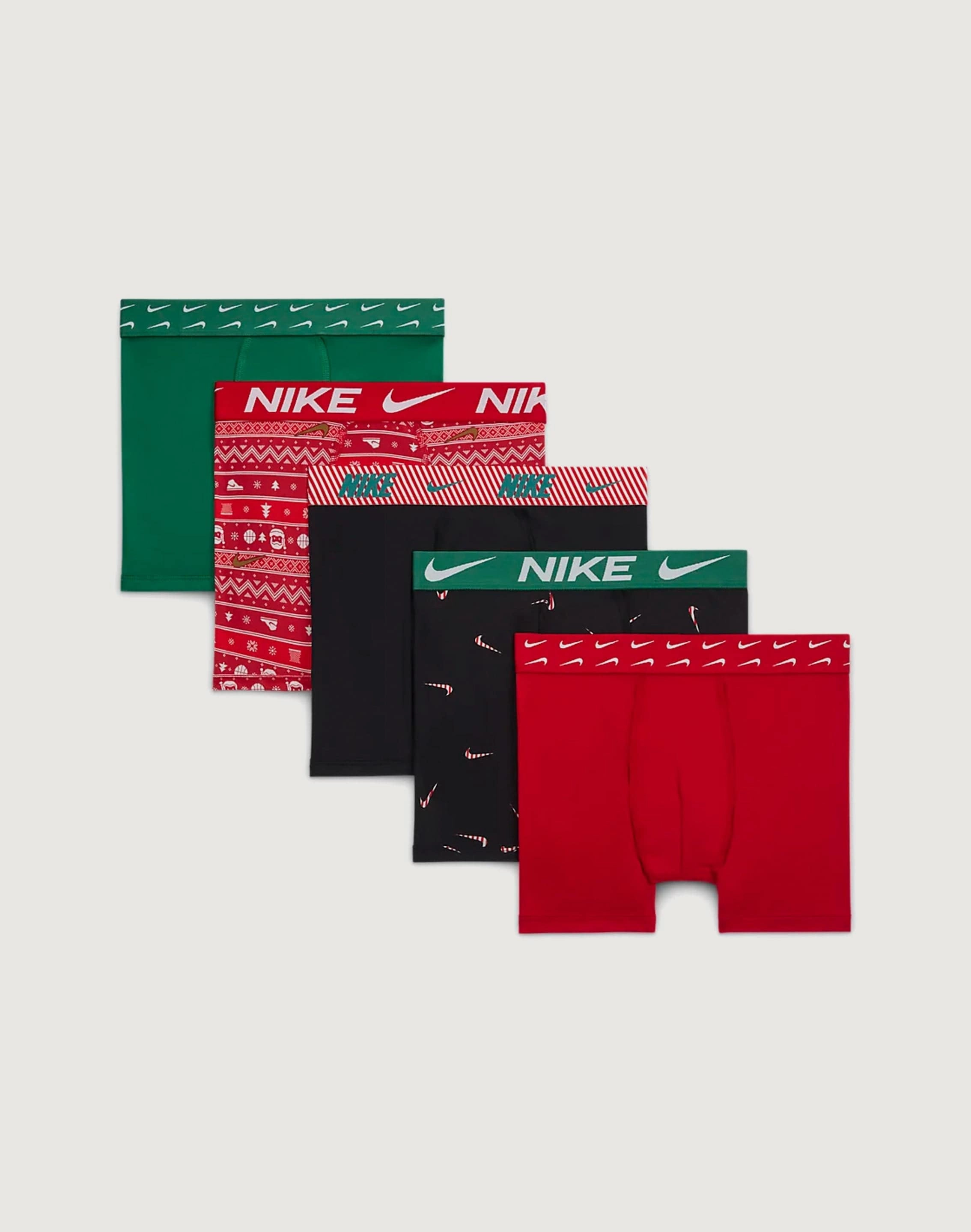 Fashion forecasting Nike Dri-FIT Holiday Boxer Briefs 5-Pack Grade-School Fashion trends