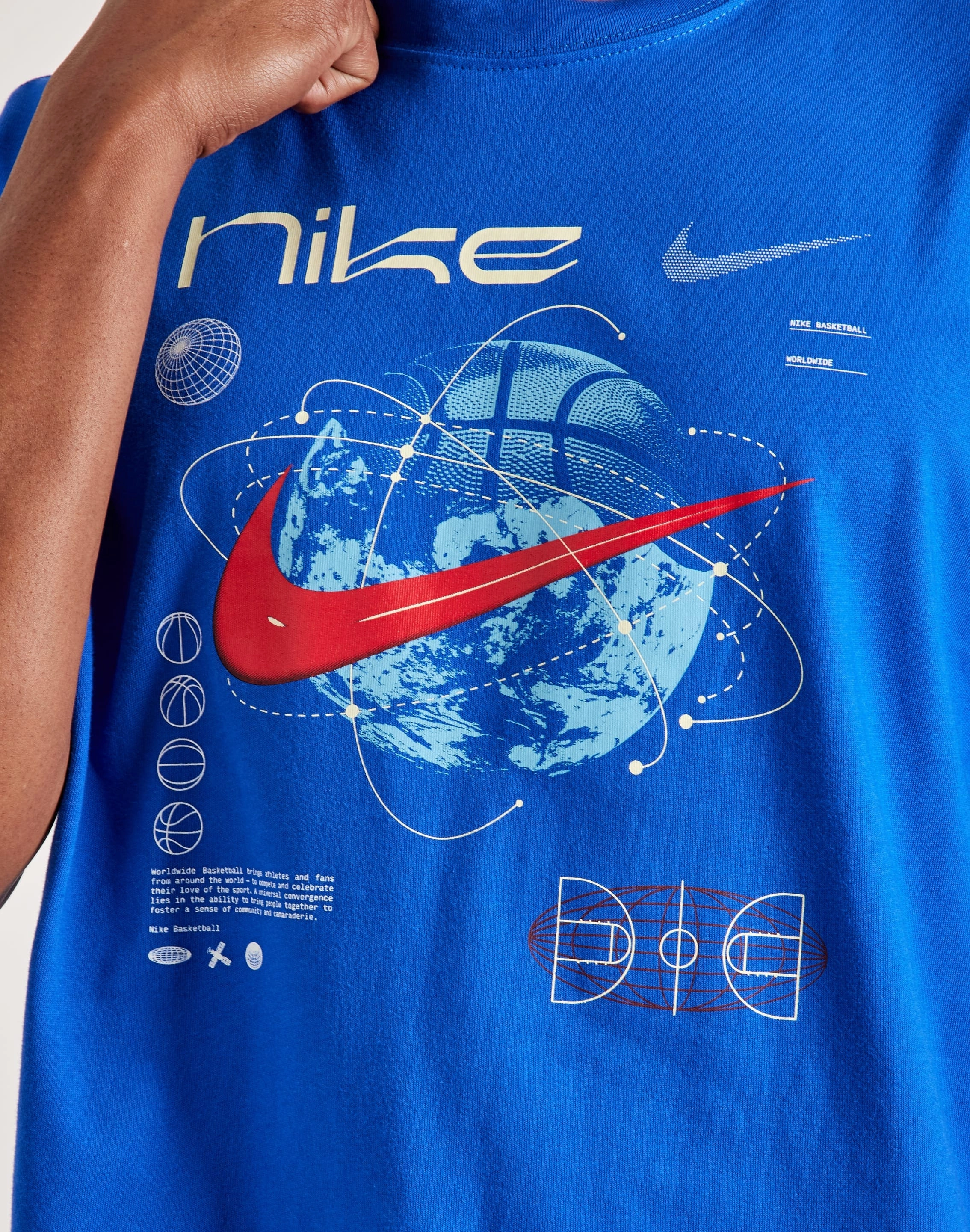 Nike Max90 Basketball Tee Upcycled fashion