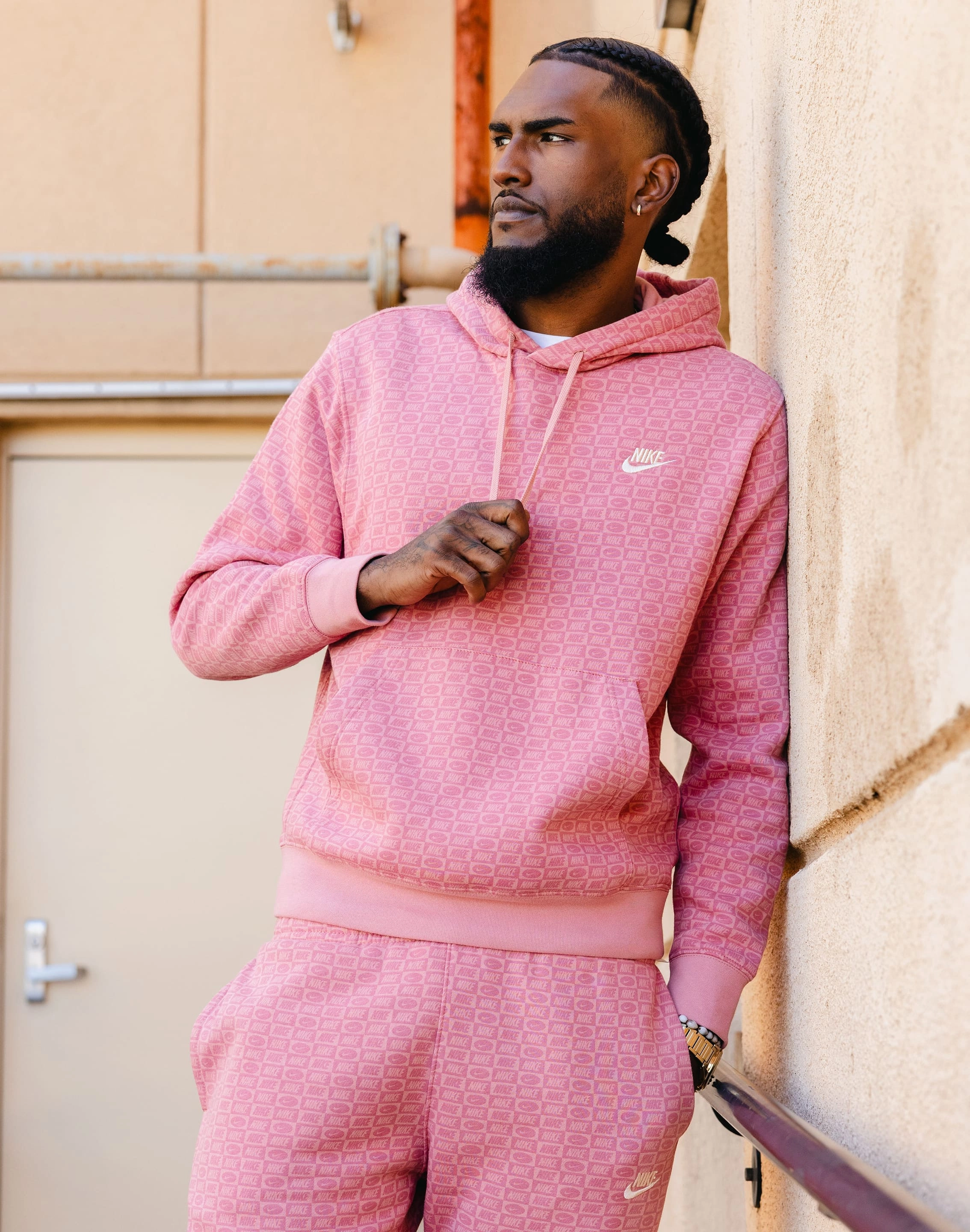 Nike Monogram Club Fleece Pullover Hoodie Popular fashion picks Fashion trends