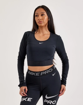 Nike Pro Dri-FIT Cropped Long-Sleeve Top Fashion customization Fashion archives