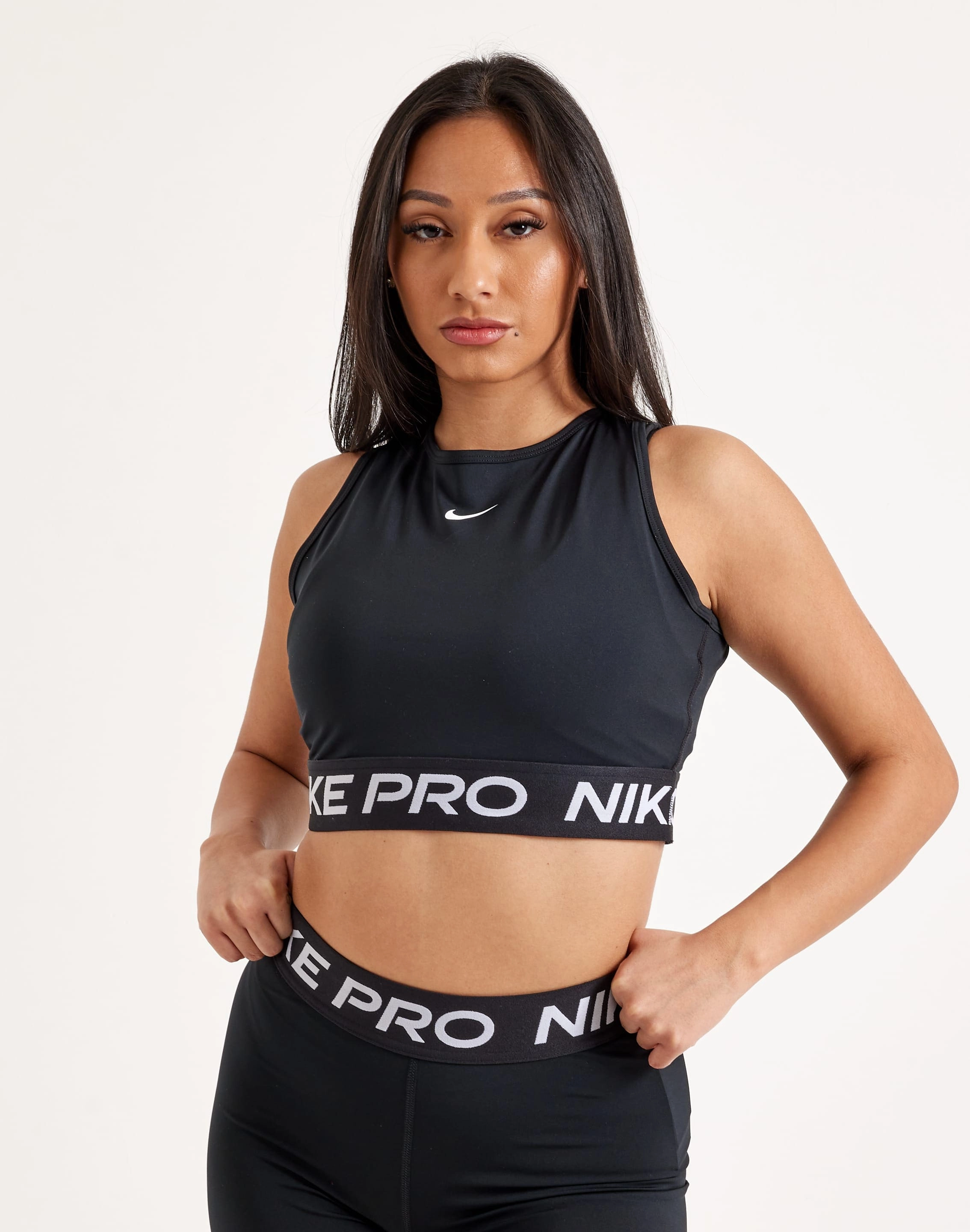 Activewear gear Nike Pro Dri-FIT Cropped Tank Top Silk - fabric fashion