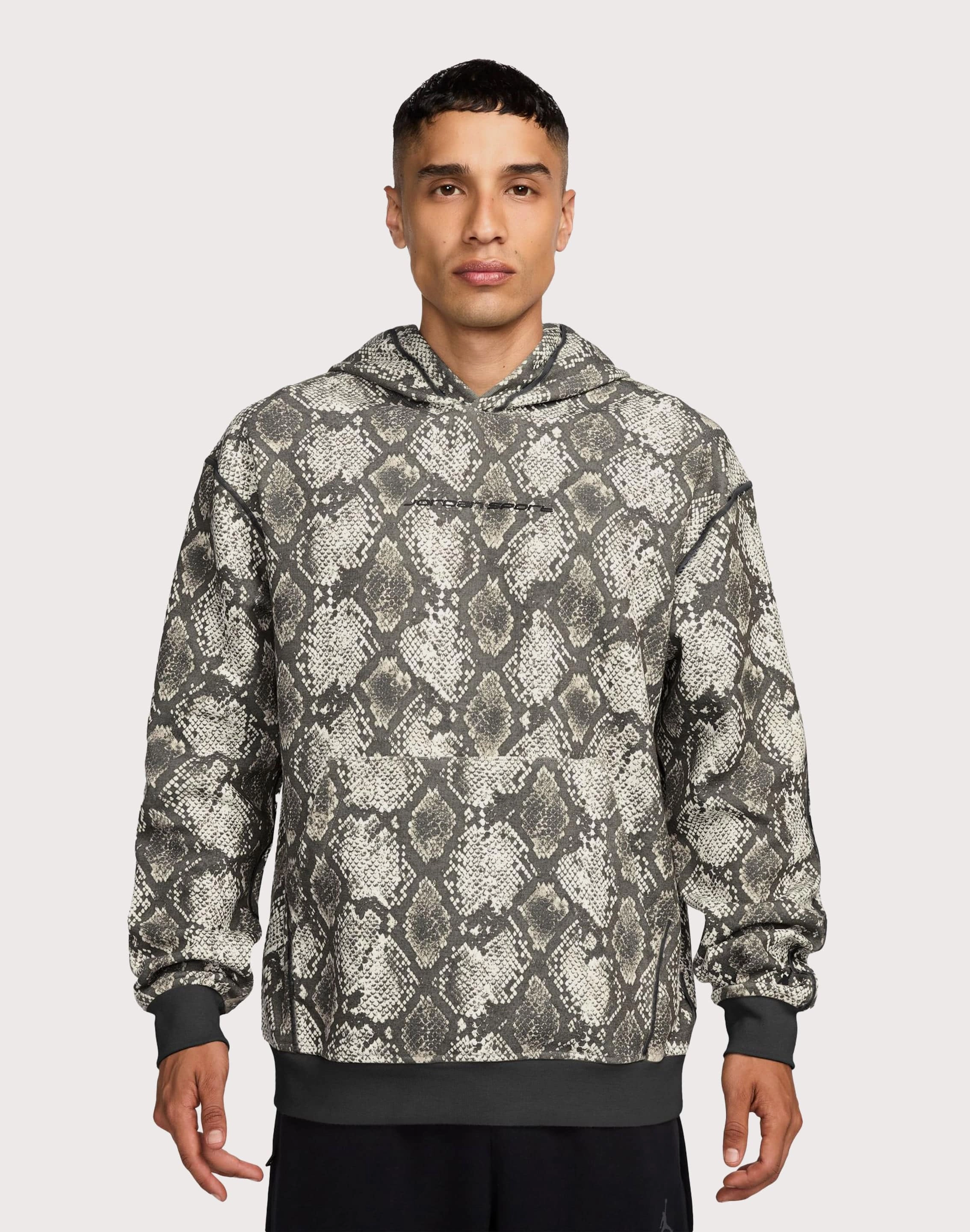 Nike Sport Dri-FIT Printed Fleece Pullover Hoodie Casual wear options Hip - hop fashion