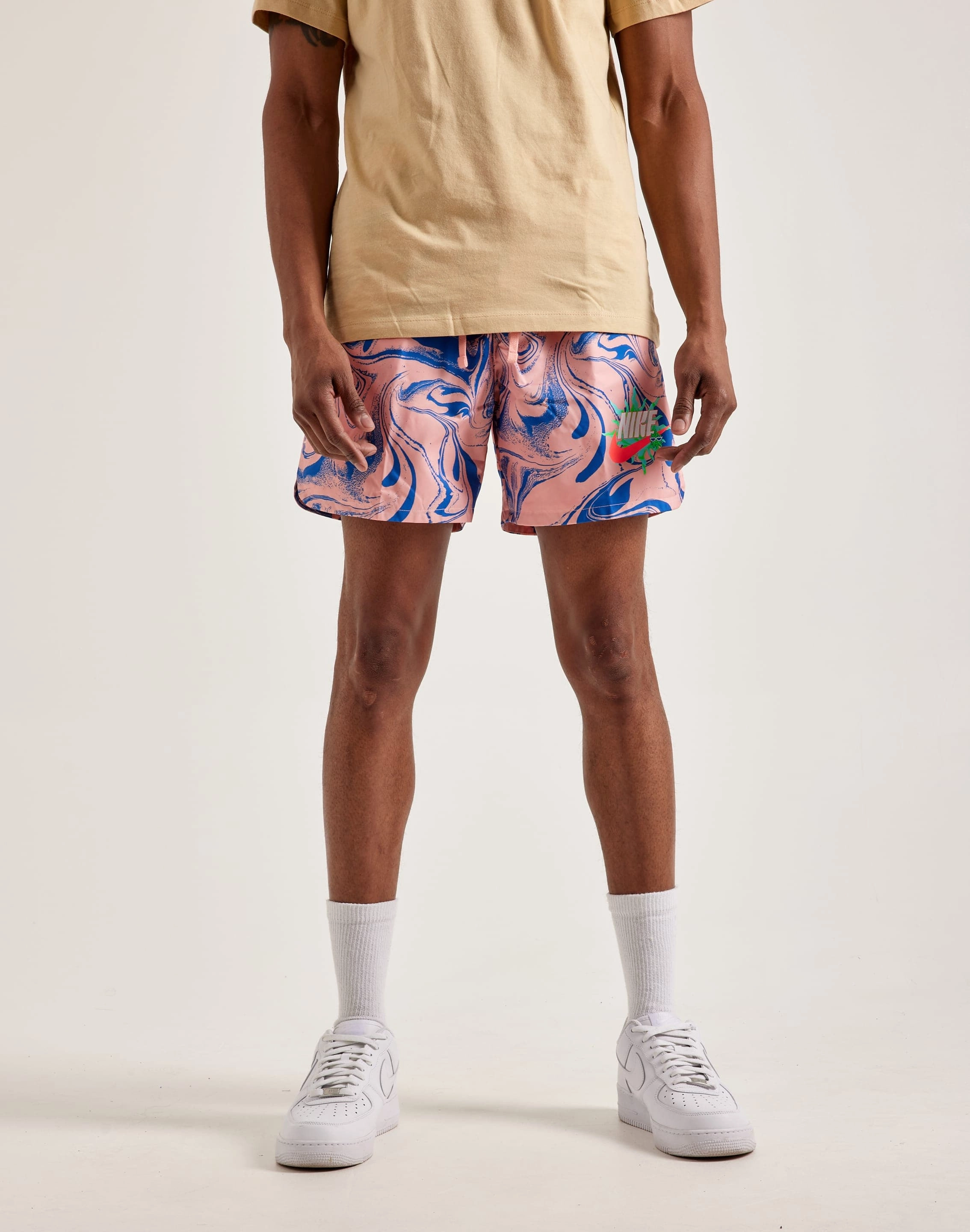 Printed fashion Nike Woven Flow Shorts Polyester - used fashion