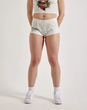 Nylon - included fashion Ed Hardy Cross Heart Booty Shorts Fashion trends by region