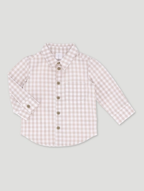 Nylon - included fashion Baby Boys Flannel Shirt - Stone Style statements