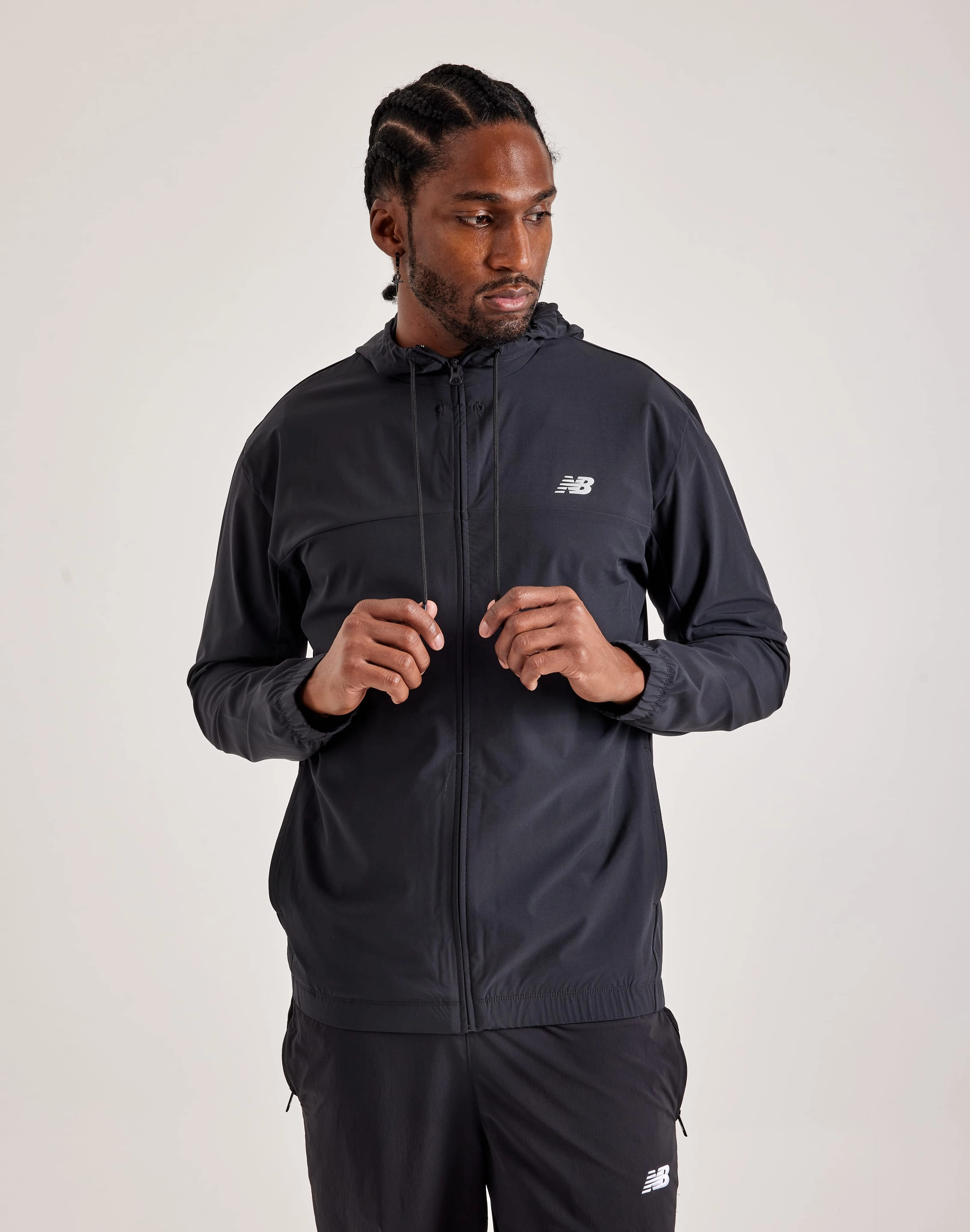 New Balance Athletics Woven Full-Zip Jacket Fashion history High - end fashion