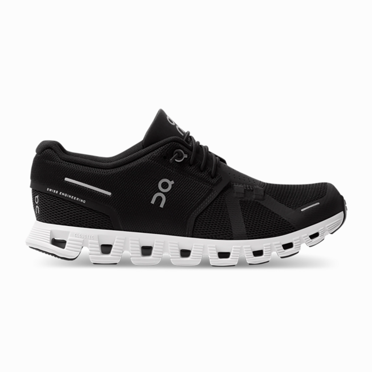 ON Cloud 5 - Black - White Opulent Iconic