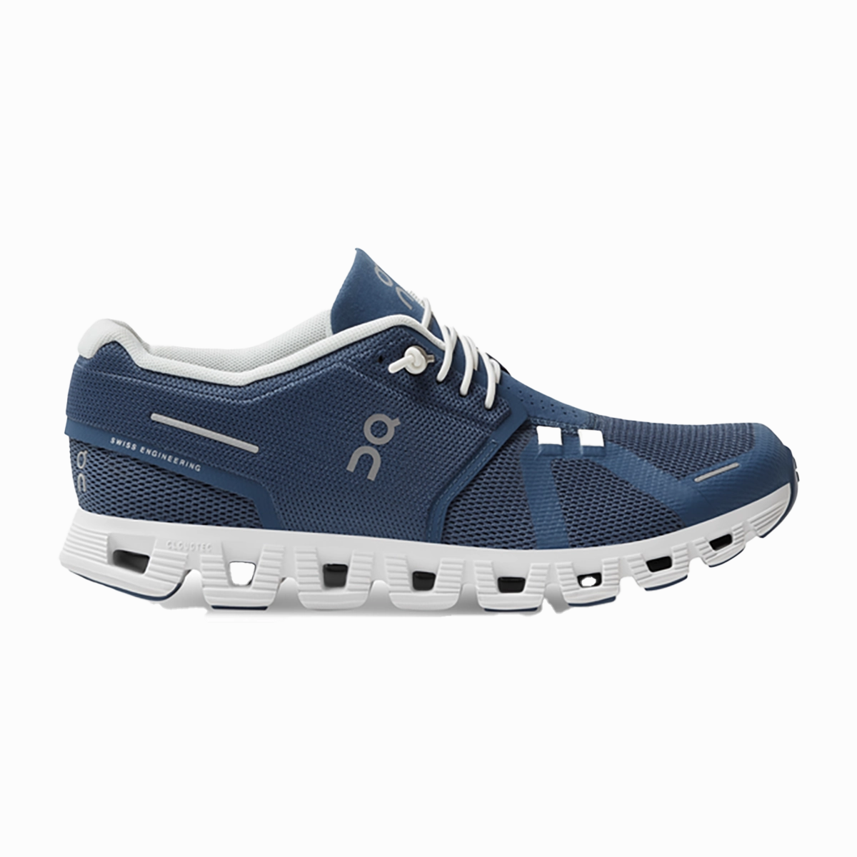 Cosmopolitan ON Cloud 5 - Denim - White Solid