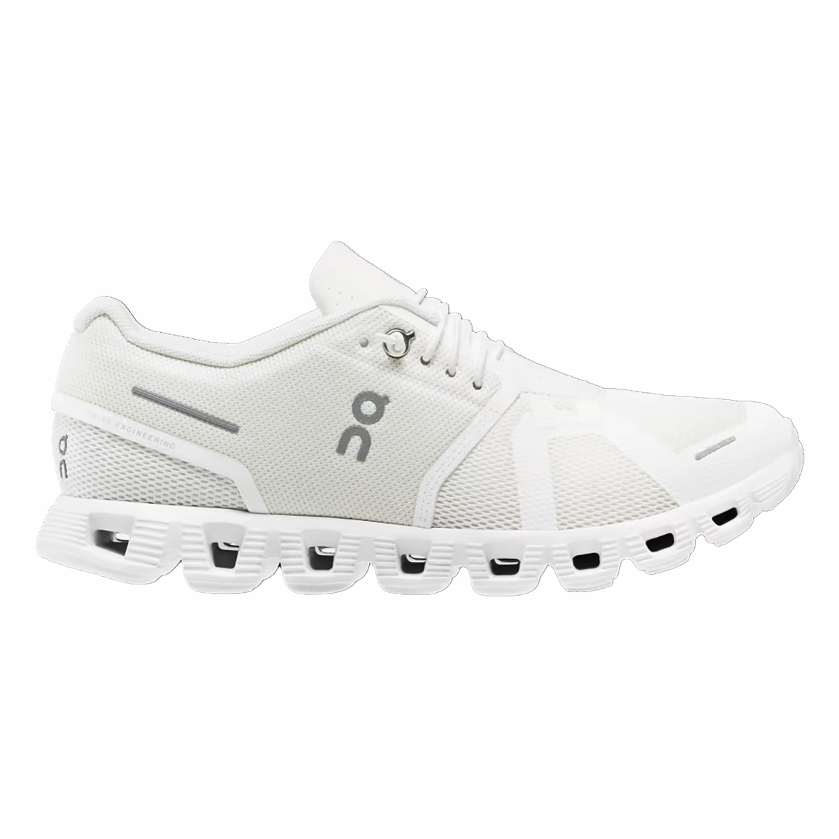 Admired ON Cloud 5 - Undyed - White - White Modish