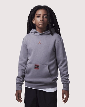 Organic fashion products Jordan J Day Flight Big Boys' Pewter Hoodie Formal wear selections