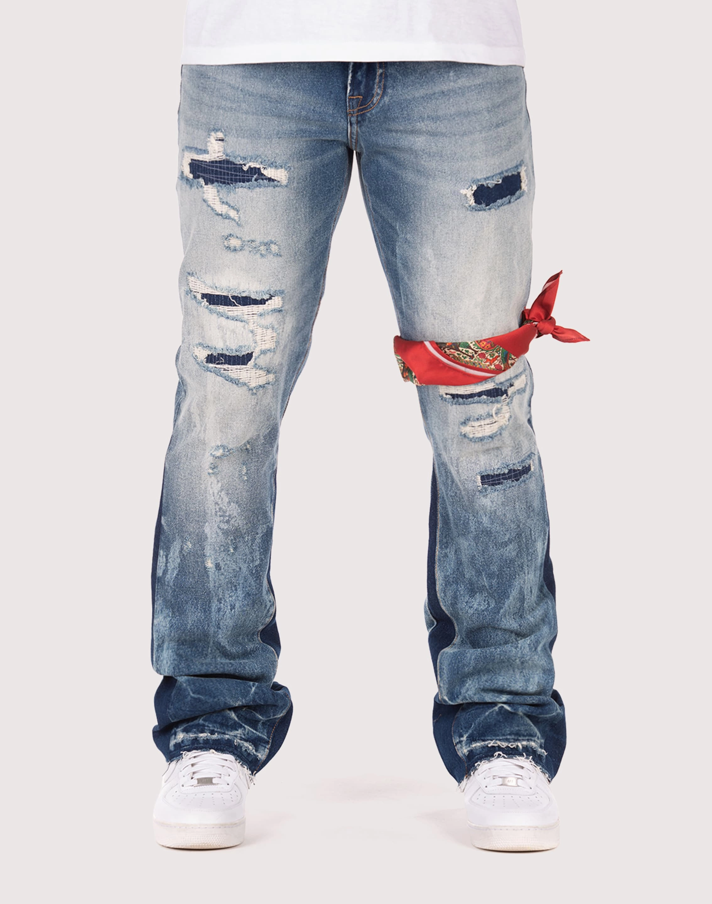 Akoo Monarch Slim Fit Stack Jeans Sustainable fashion practices Trendy gear