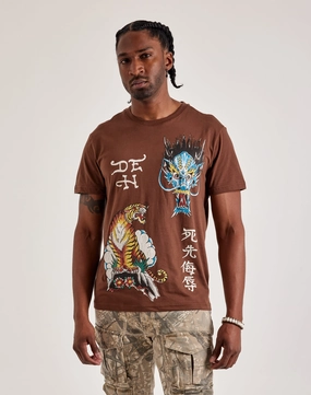 Party wear Ed Hardy Tiger Dragon Tee Fashion subscription services