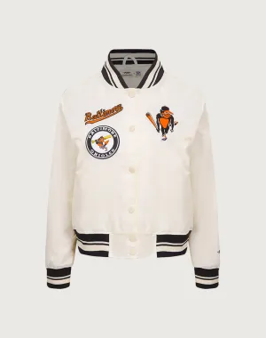 Patterned fashion (floral, stripes, etc.) Pro Standard Baltimore Orioles Retro Classic Rib Satin Jacket Fashion subscription services