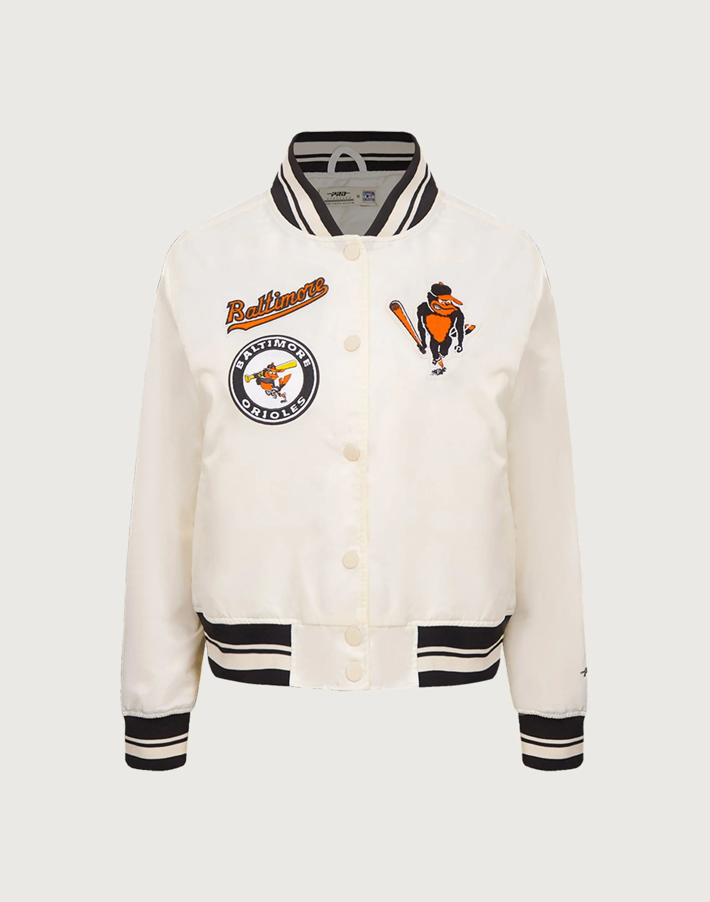 Patterned fashion (floral, stripes, etc.) Pro Standard Baltimore Orioles Retro Classic Rib Satin Jacket Fashion subscription services
