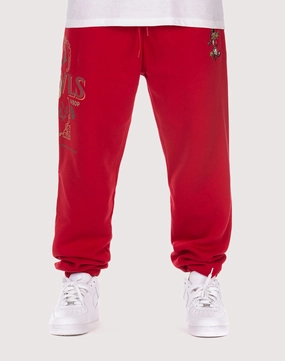 Patterned fashion (floral, stripes, etc.) Akoo Sugar Hill Chili Pepper Sweatpants Runway fashion