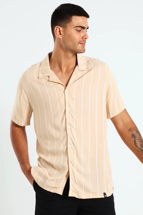 Patterned fashion (floral, stripes, etc.) Thin Stripe Shirt - Stone Style statements