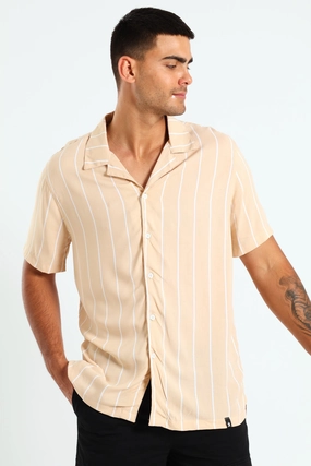 Patterned fashion (floral, stripes, etc.) Thin Stripe Shirt - Stone Style statements