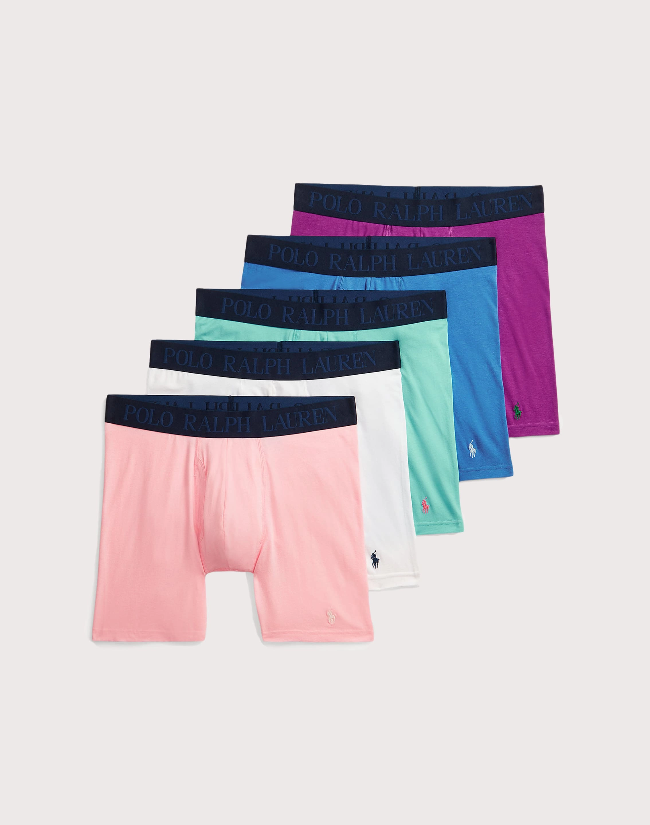 Fashion models Polo Ralph Lauren 4D Flex Boxer Briefs 5-Pack Apparel finds