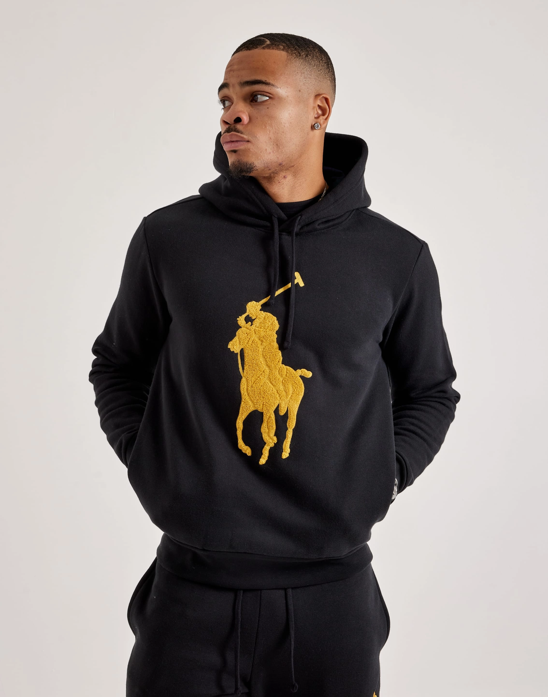 Fashion lookbook Polo Ralph Lauren Chenille Big Pony Hoodie Formal wear selections