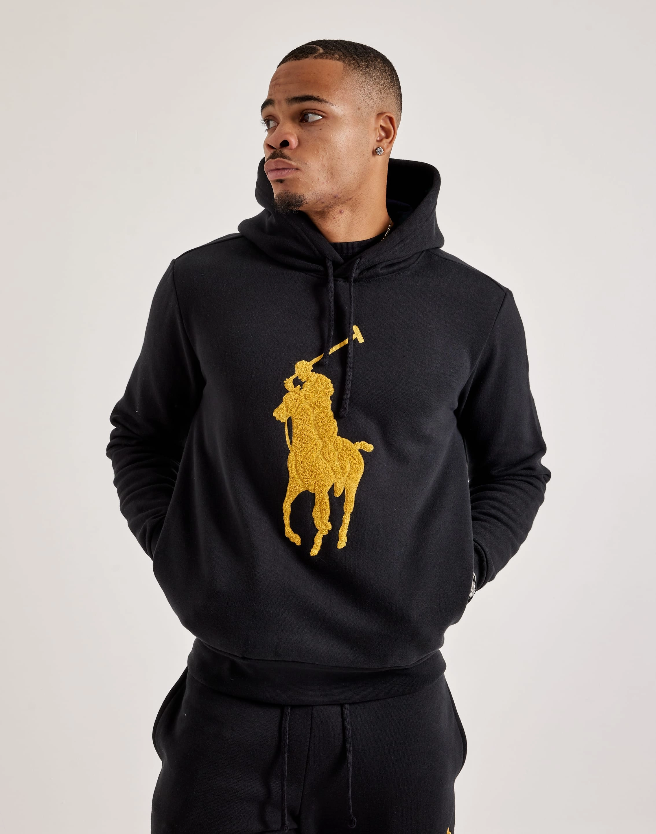Workwear options Polo Ralph Lauren Chenille Big Pony Hoodie Sustainable fashion practices