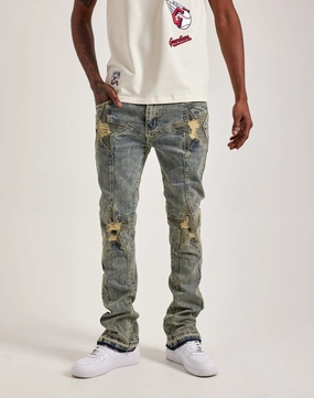 Polyester - used fashion WAIMEA Stacked Moto Star Jeans Fashion essentials