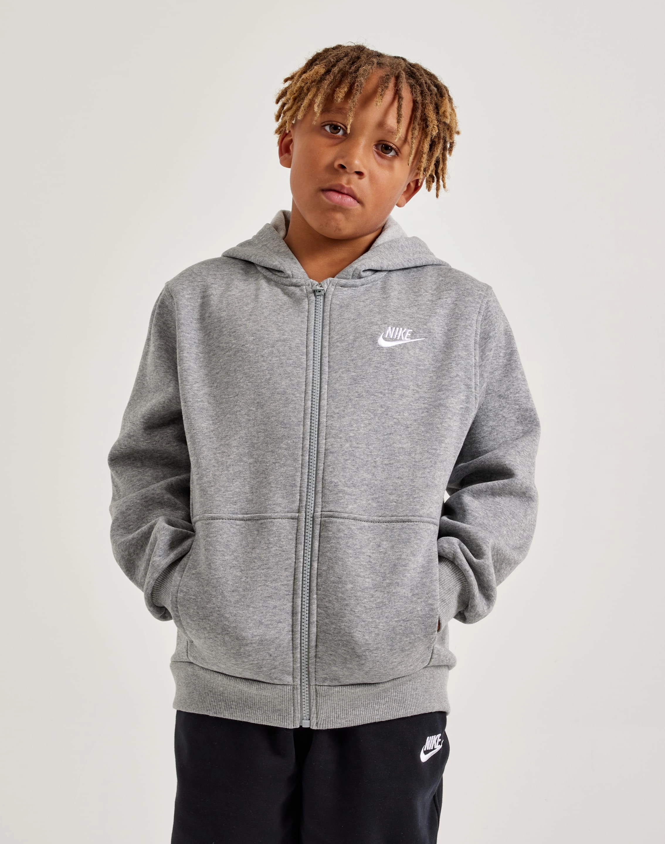 Nike Club Fleece Full-Zip Hoodie Grade-School Clearance fashion Party wear