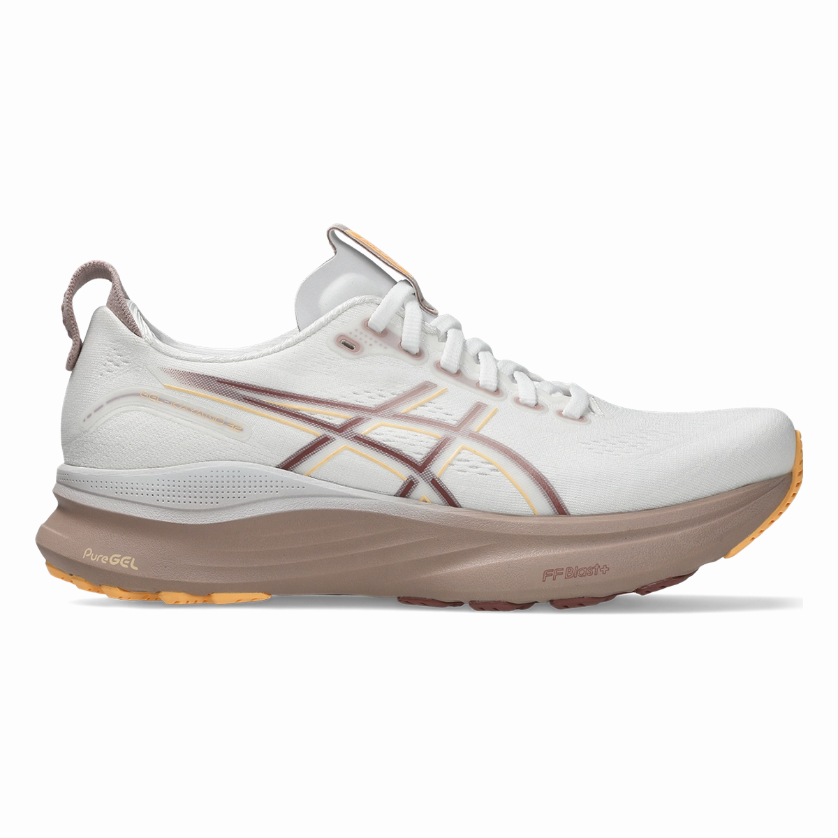 Positive Asics Gel Kayano 32 White - Orange Glow Convenient