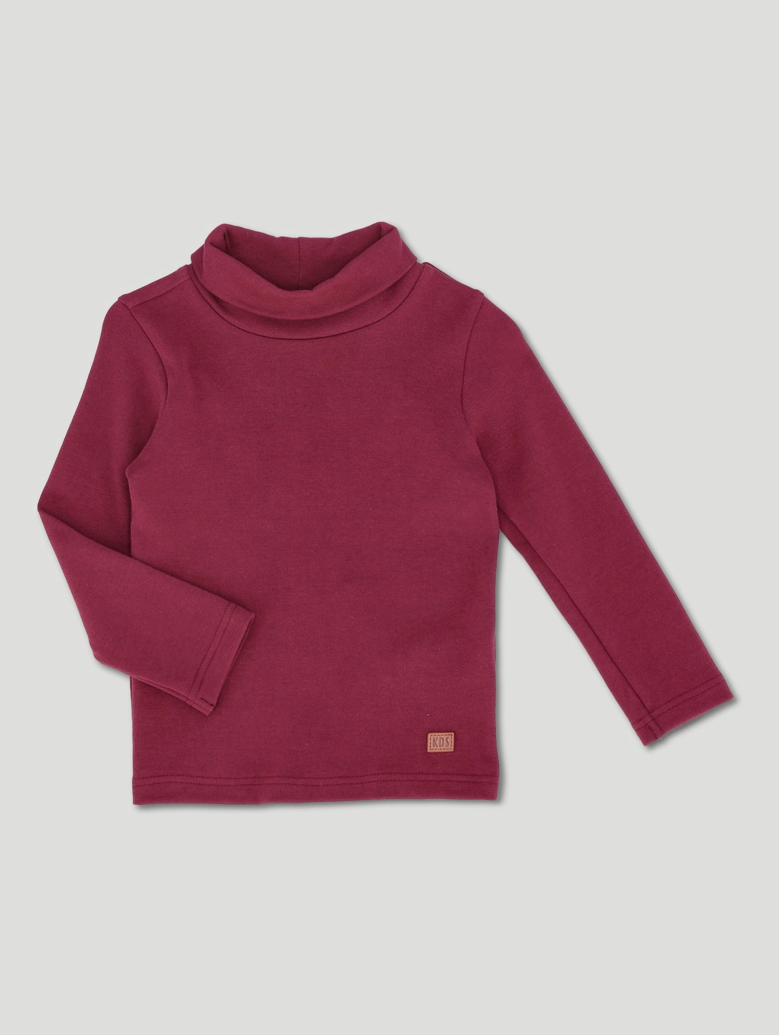 Pre-Boys Poloneck With Badge - Maroon