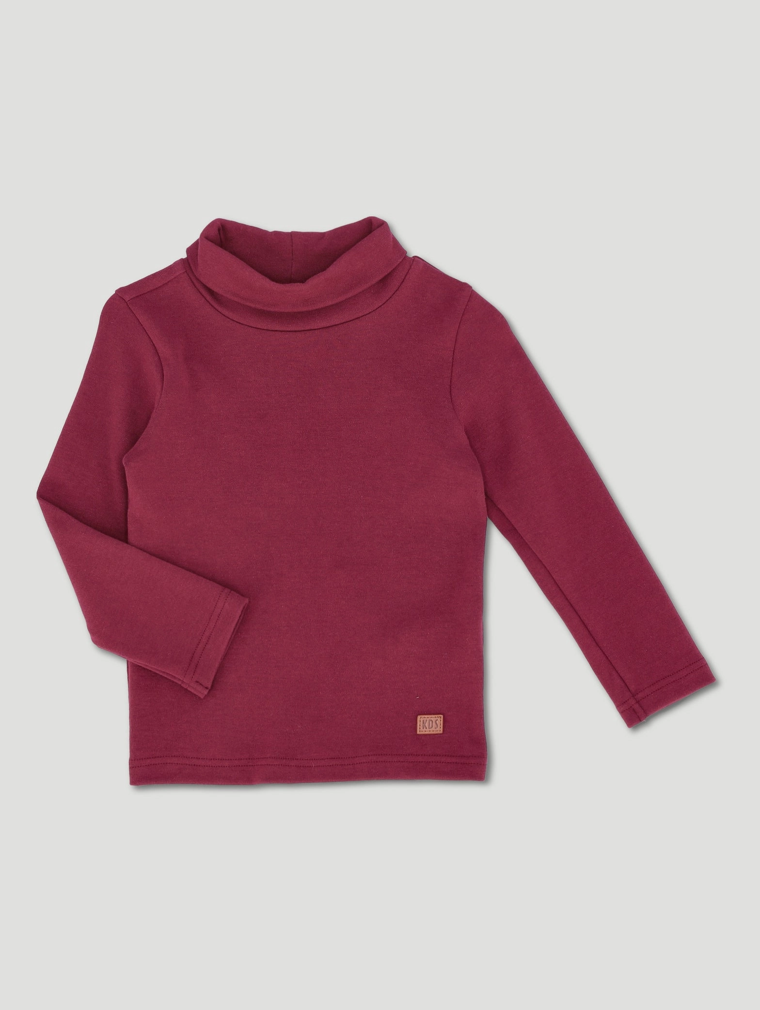 Pre-Boys Poloneck With Badge - Maroon